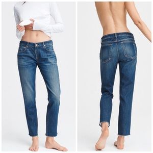 RAG & BONE DRE LOW-RISE SLIM BOYFRIEND JEANS 27